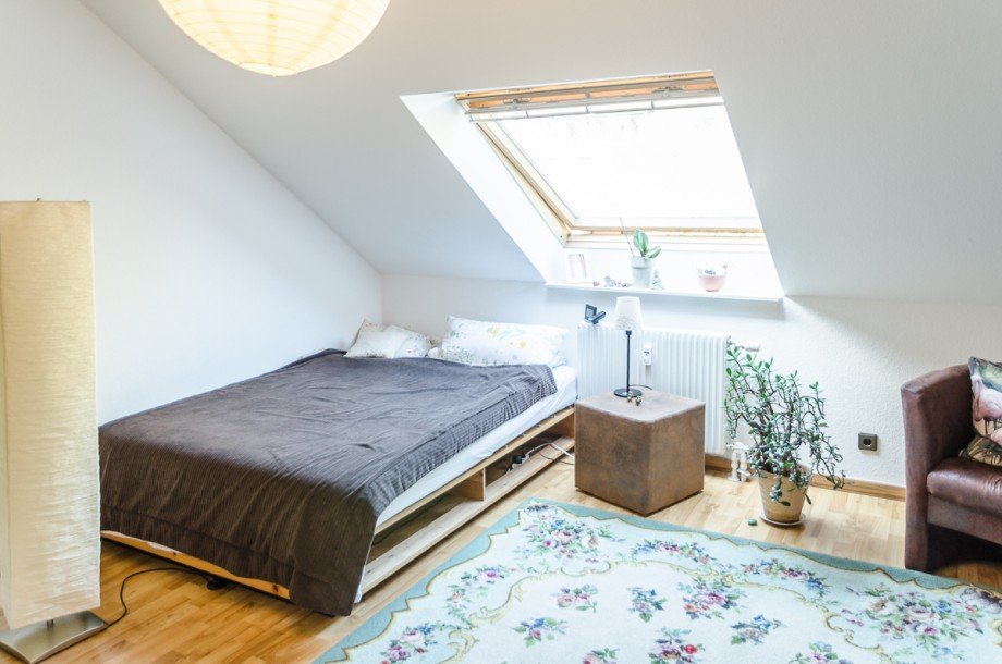 Schlafzimmer Dachgeschosswohnung Bielefeld