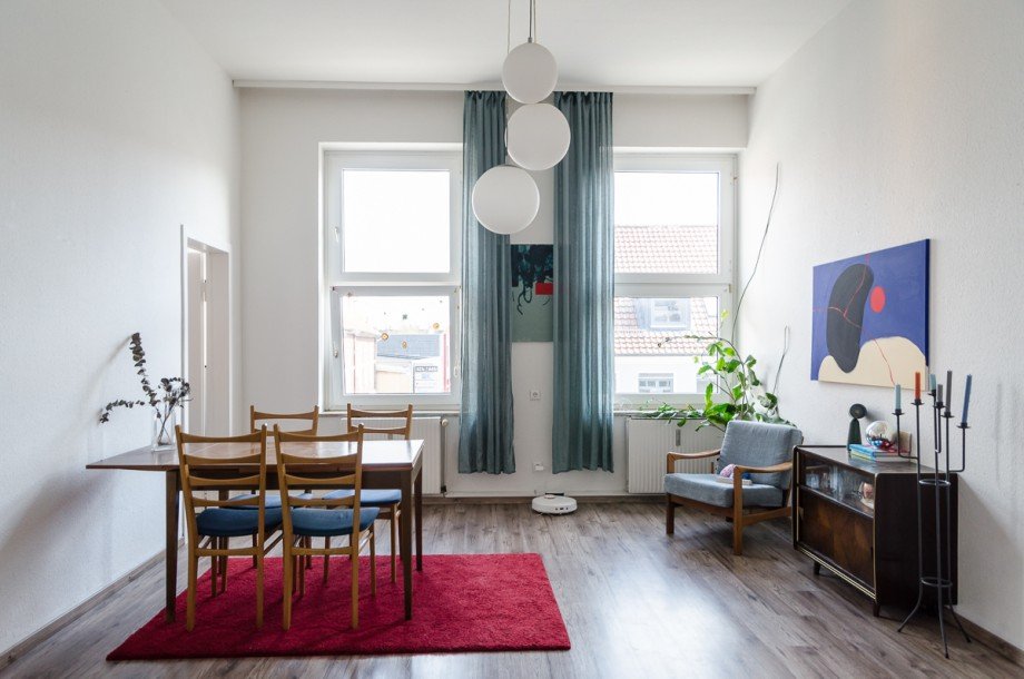 Wohnzimmer Etagenwohnung Bielefeld