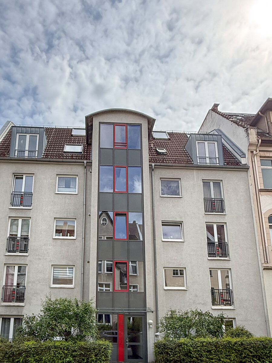 Vorderansicht Erdgeschosswohnung Bielefeld