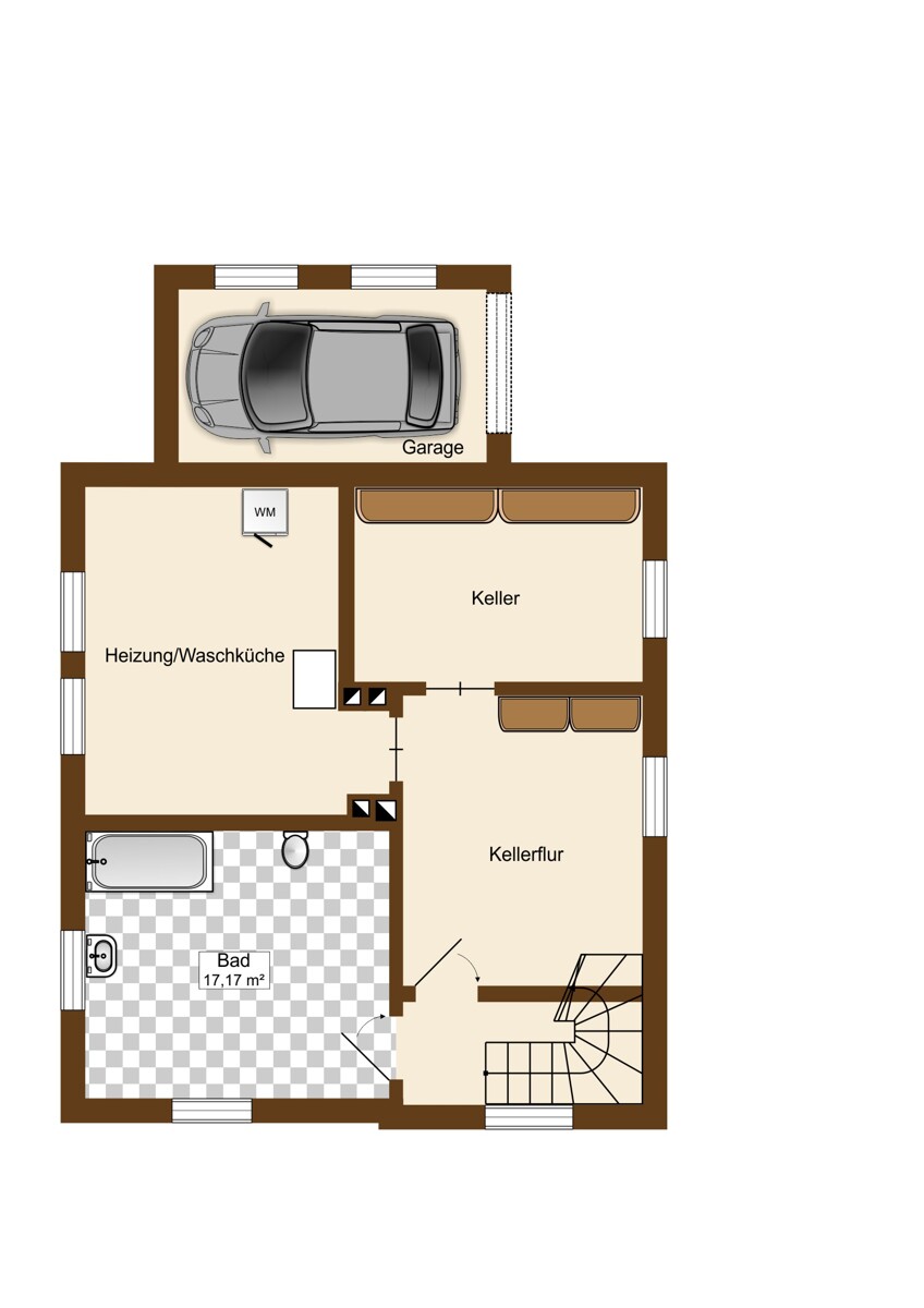 Grundriss KG Haus Herford