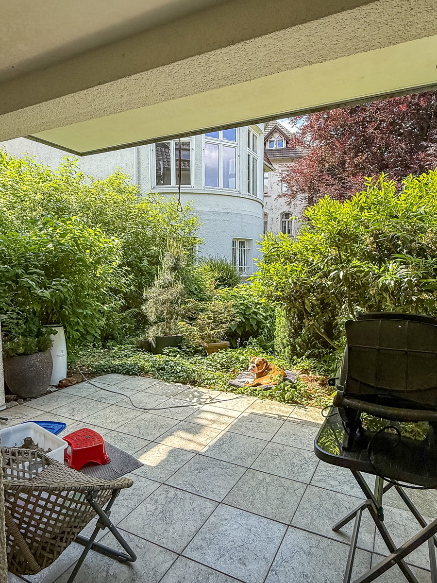 Terrasse Erdgeschosswohnung Bielefeld