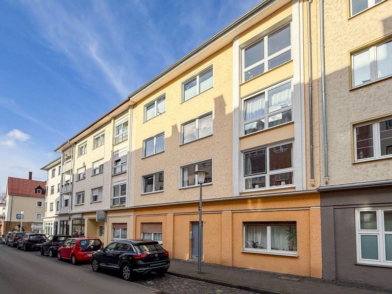 Au�enansicht Bielefeld / Mitte Erdgeschosswohnung Gem�tliche 2-Zimmer-Wohnung mit Gartenanteil im Bielefelder Hufeisen-Carr�