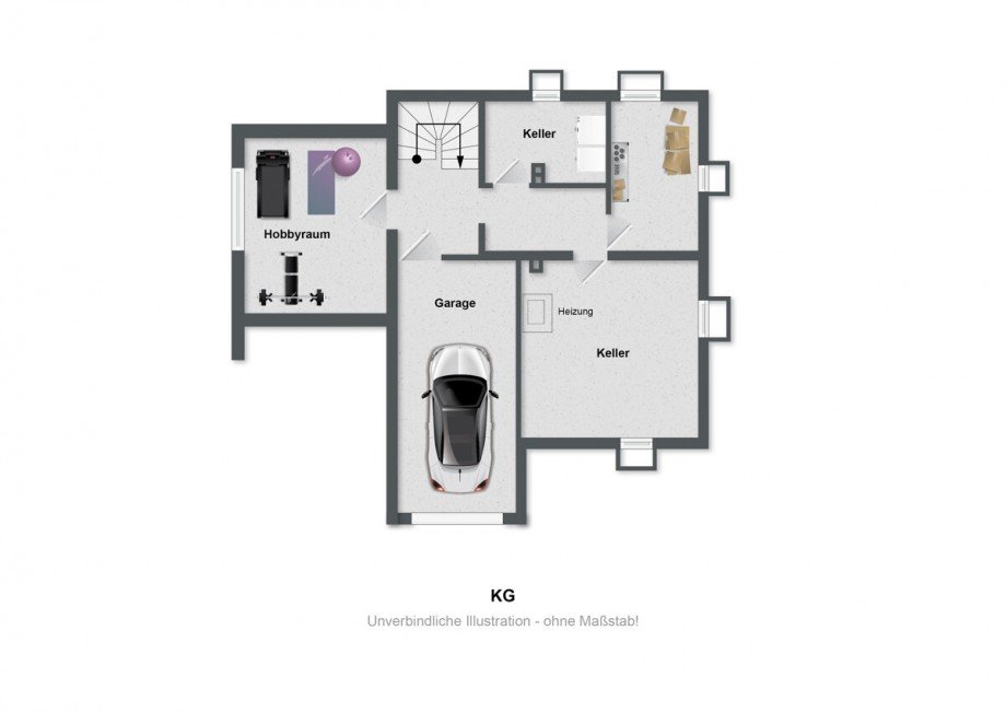 Grundriss KG Einfamilienhaus Bielefeld