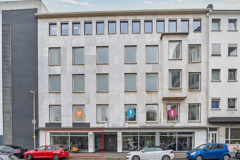 Geb�udeansicht Bielefeld Ladenlokal Top-Lage am Adenauerplatz: 184 m� mit gro�er Schaufensterfront