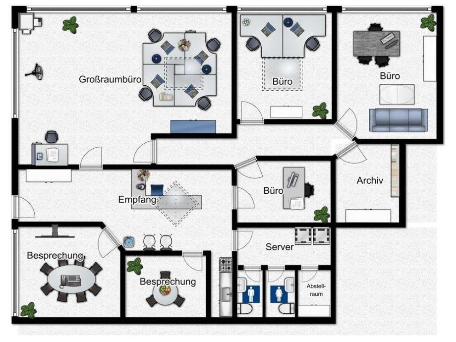 Grundriss B�rohaus Bielefeld