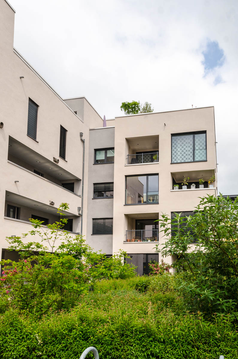 R�ckansicht Etagenwohnung Bielefeld