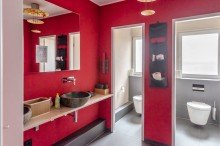 WC Damen Moderne B�roetage mit Eichenparkett  + 260m� Lagerfl�che mit Lastenaufzug und Parkpl�tzen!