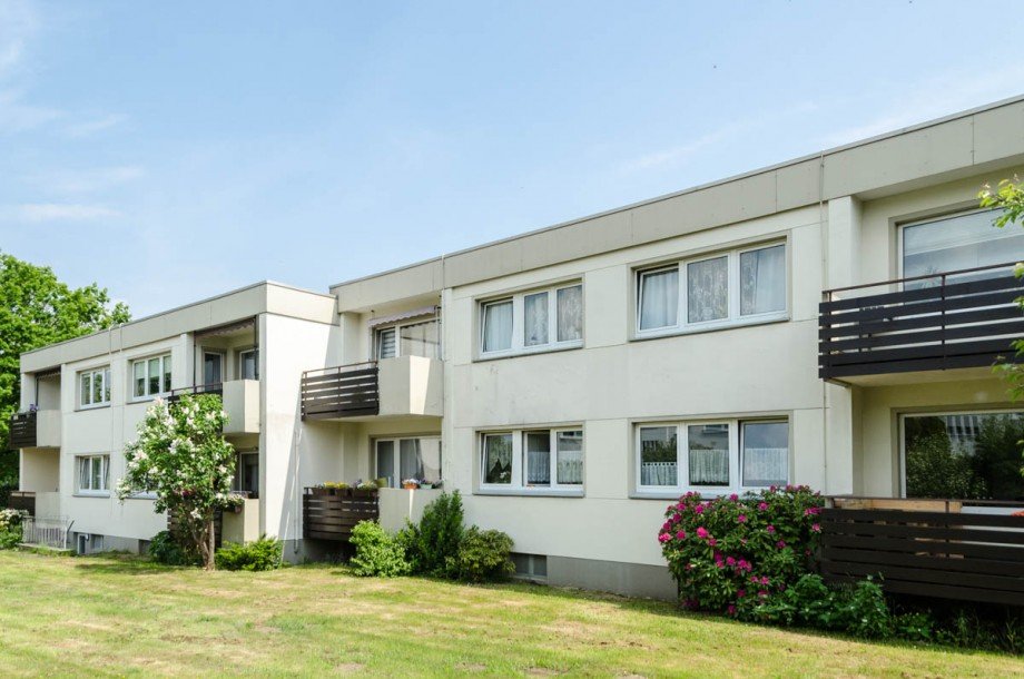 Ansicht hinten Mehrfamilienhaus Bielefeld