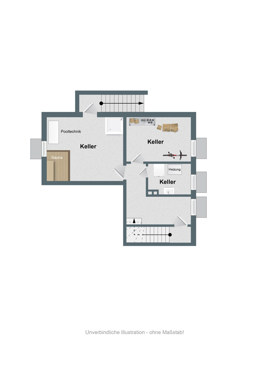 Grundriss KG Einfamilienhaus Bielefeld / Oldentrup