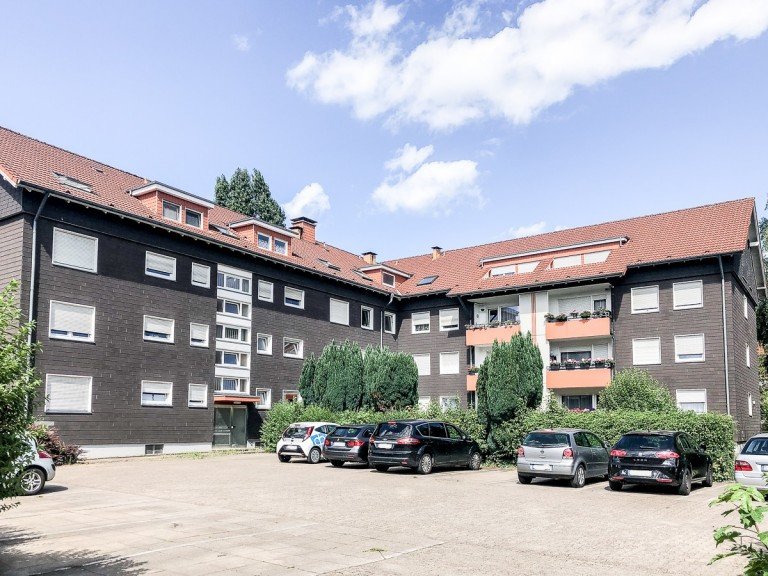 Au�enansicht Innenhof Bielefeld Etagenwohnung Vollst�ndig renovierte 4 Zimmer Wohnung mit Balkon N�he Ostbahnhof - Max. 4 Personen - WBS pflichtig