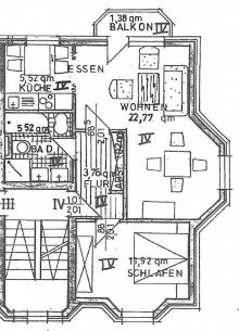 Grundriss Direkt am Schlo�! 2-Zimmerwohnung in Schlo� Neuhaus, Paderborn