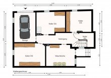 Grundriss KG Wundersch�nes 3 Familienhaus am Ostpark!