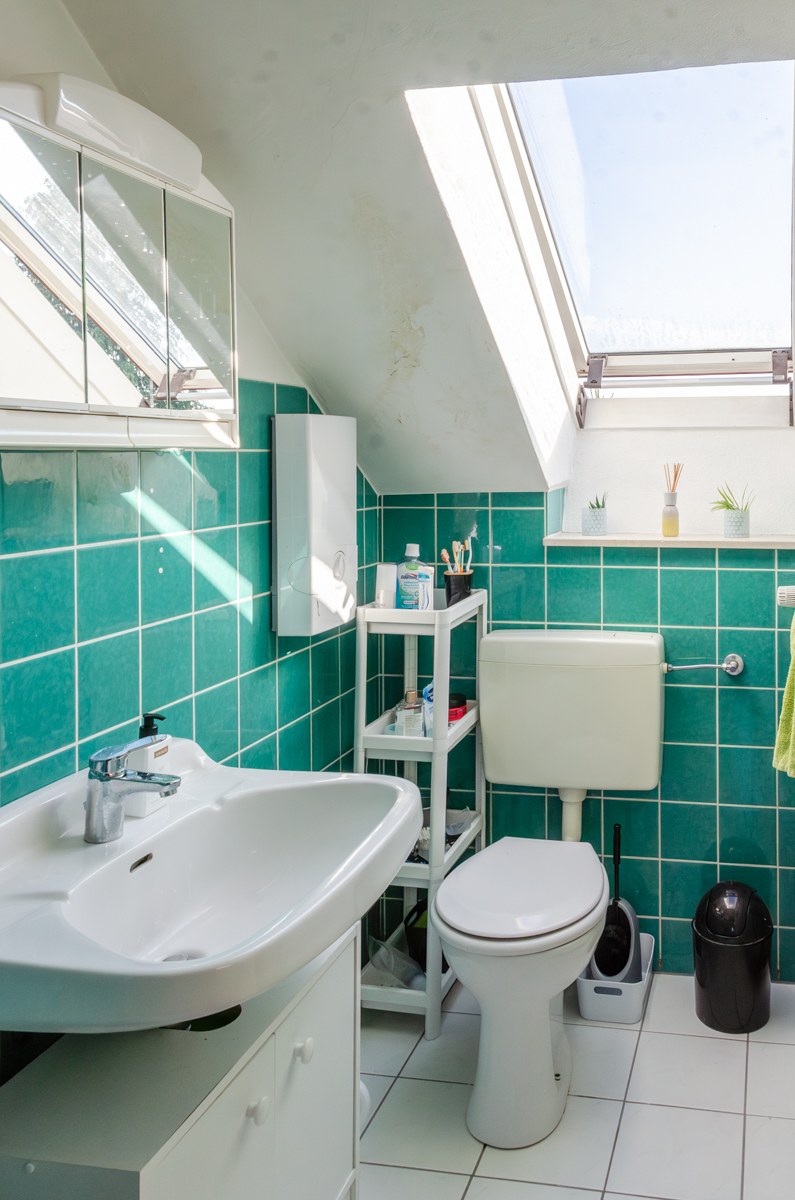 Badezimmer Dachgeschosswohnung Bielefeld