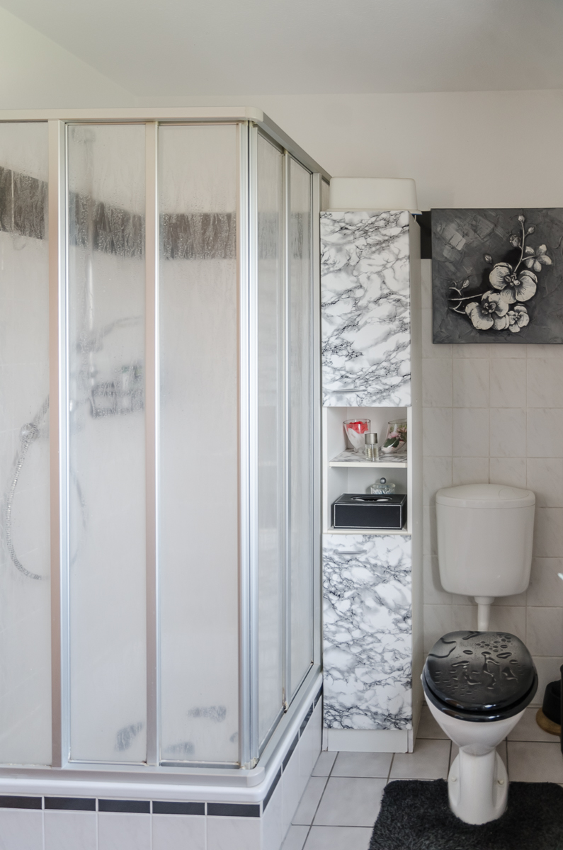 Badezimmer mit DU und Wanne Etagenwohnung G�tersloh