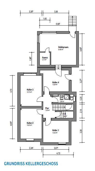Keller Mehrfamilienhaus Bielefeld / Gellershagen