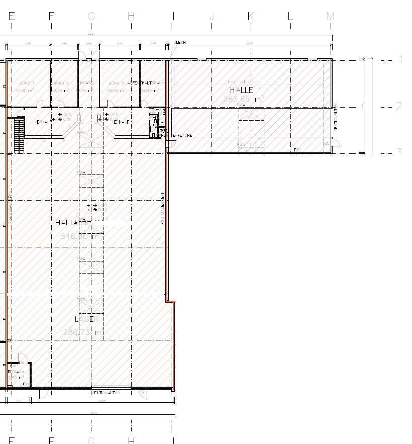 Grundriss Halle / Lager / Produktion Bielefeld