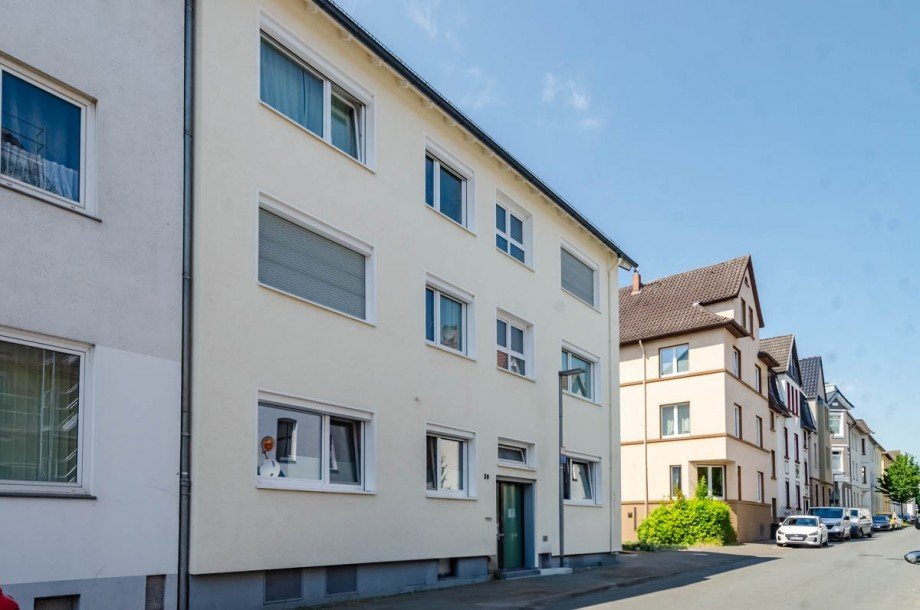 Au�enansicht vorne Erdgeschosswohnung Bielefeld