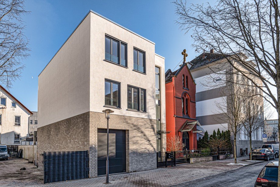 West/Nord Ansicht Etagenwohnung Bielefeld