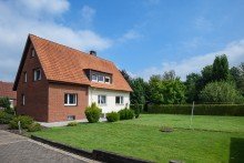 Au�enansicht hinten 1 - 2 Familienhaus nahe Freibad Herford-Elverdissen mit Potenzial