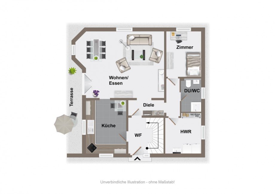 Erdgeschoss Einfamilienhaus Bielefeld / Stieghorst