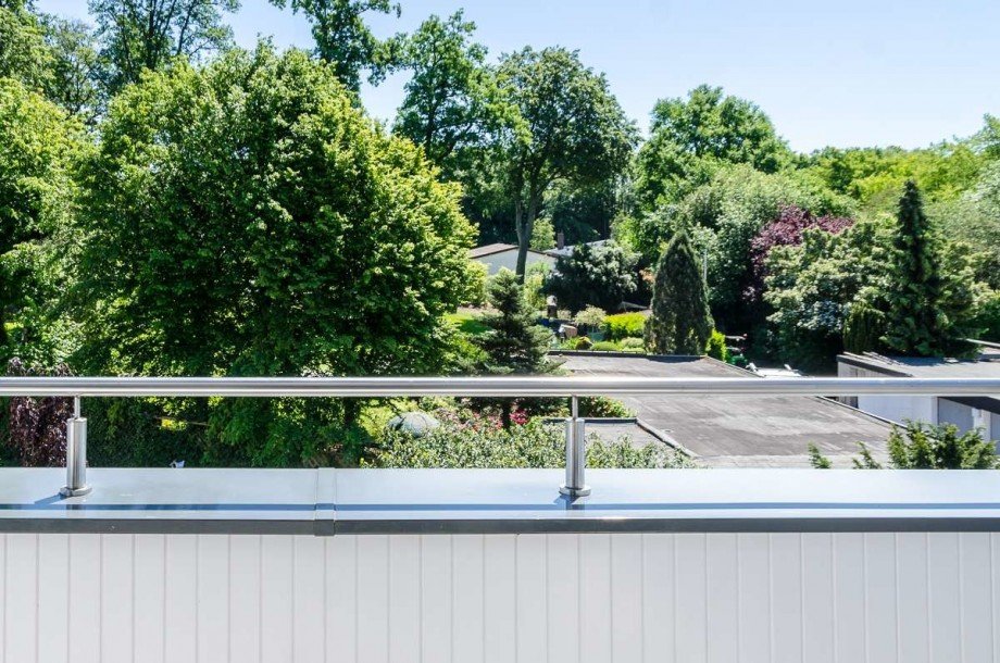 Blick von der Loggia Dachgeschosswohnung Bielefeld