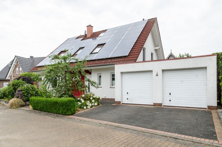 Au�enansicht Melle / Neuenkirchen Einfamilienhaus Naturnah und familienfreundlich - Einfamilienhaus in Melle-Neuenkirchen