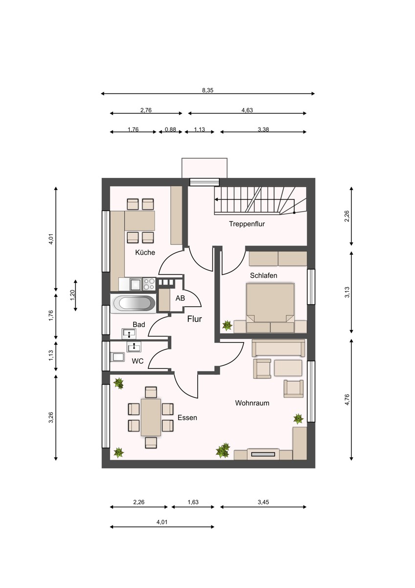 1.Obergeschoss Zweifamilienhaus Bielefeld