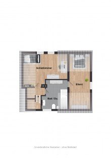 Grundriss DG Charmantes EFH mit Garage & gro�em Garten mit Bauplatz in Top-Lage von Hardissen