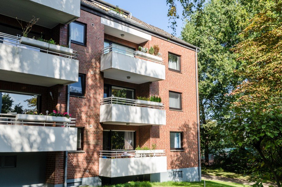 Au�enansicht hinten Dachgeschosswohnung Bielefeld
