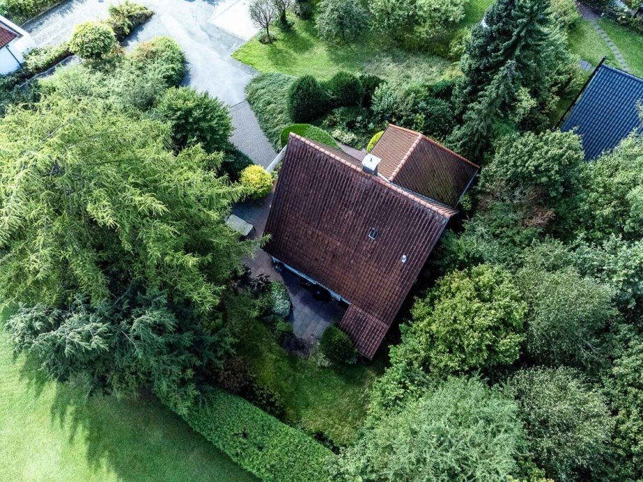 Drohnenaufnahme Einfamilienhaus Bielefeld