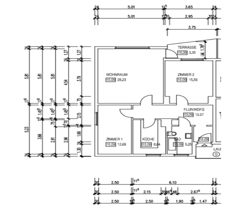 Grundriss Etagenwohnung Bielefeld