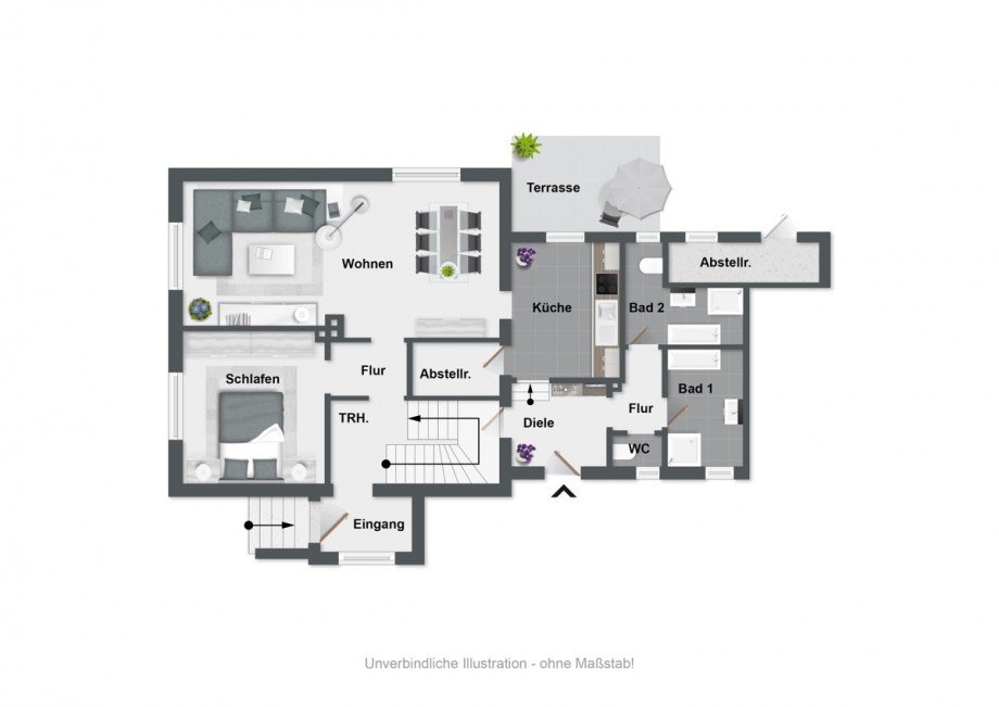 Erdgeschoss Zweifamilienhaus Bielefeld / Ummeln