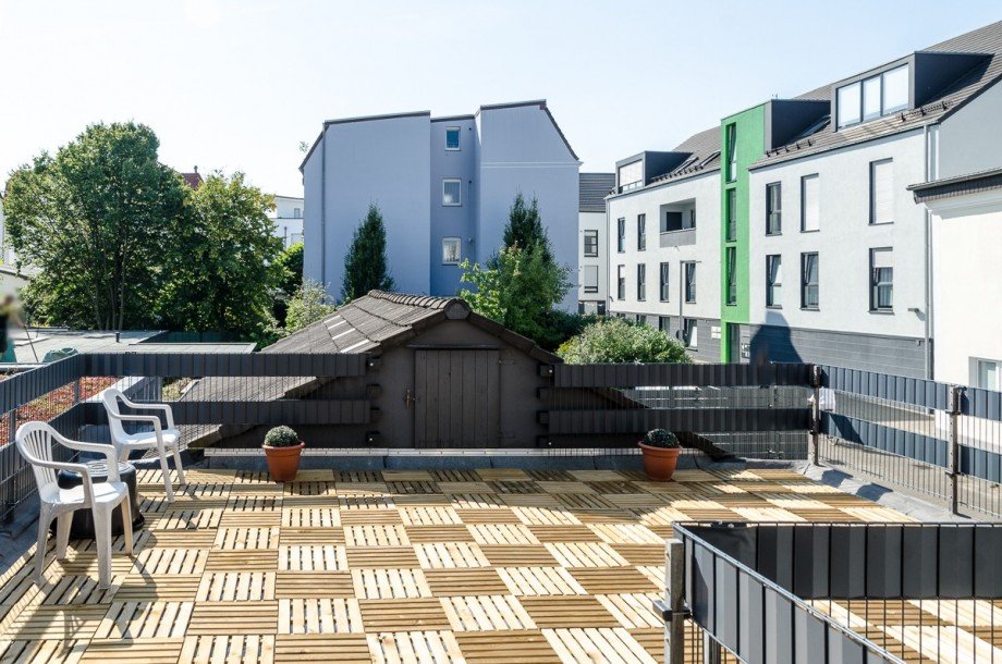 Gemeinschaftsterrasse Etagenwohnung Bielefeld