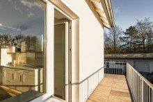 Balkon Gepflegte Wohnung f�r 1-2 Personen - EBK Balkon - Garage  - in der Vogelsiedlung - Bielefeld - Ost
