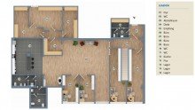 Grundriss Wow! Direkt am Boulevard - B�ro- und Ausstellungsfl�che in Toplage in Bielefeld