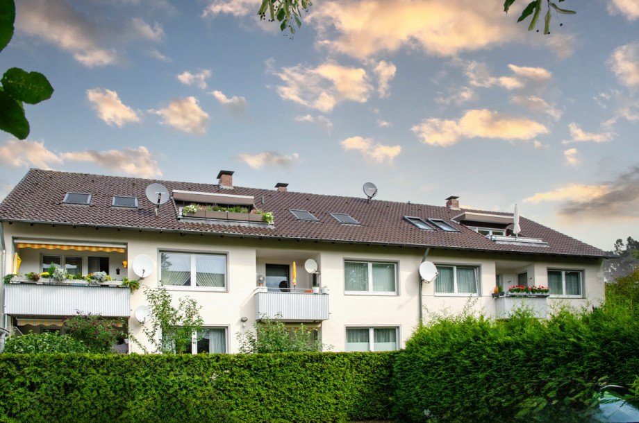 R�ckansicht Dachgeschosswohnung Bielefeld