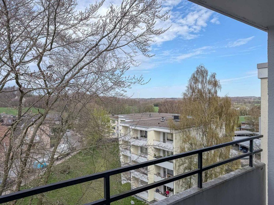 Balkonblick Etagenwohnung Bielefeld