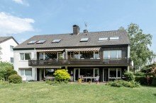 Au�enansicht hinten 3 Zimmer-Wohlf�hloase mit Garten im Bielefelder Westen