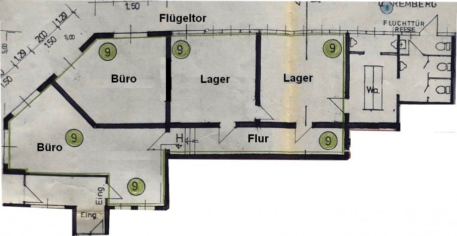 Grundriss Werkstatt Bad Salzuflen