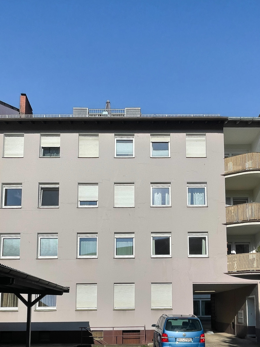 R�ckansicht Etagenwohnung Bielefeld