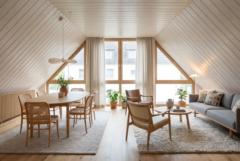 OG Wohnzimmer mit KI generiert! Oerlinghausen Zweifamilienhaus Neue Preischance! Generationenhaus in der beliebten Oerlinghauser Altstadt