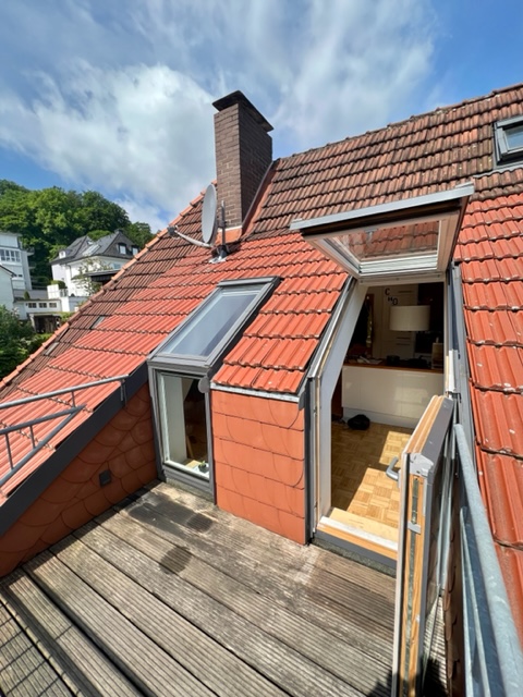 Zugang Balkon Dachgeschosswohnung Bielefeld