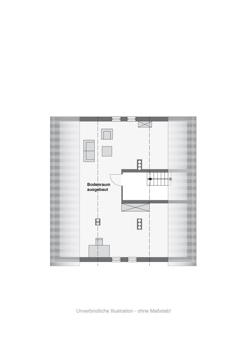 Grundriss Spitzboden Haus Bielefeld