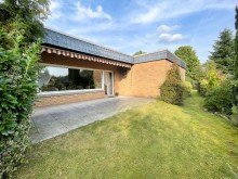 Terrasse Wohnen auf einer Ebene: Gepflegter Bungalow mit Traumgarten in guter Lage von Dissen