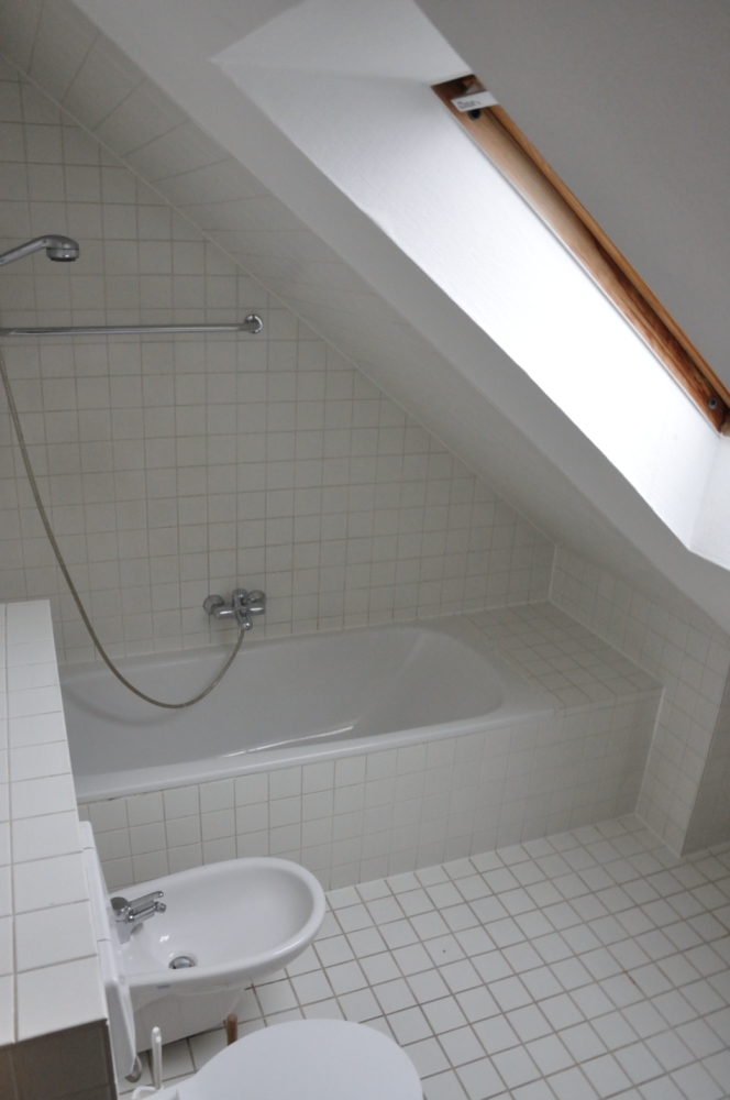 Badezimmer Dachgeschosswohnung Bielefeld
