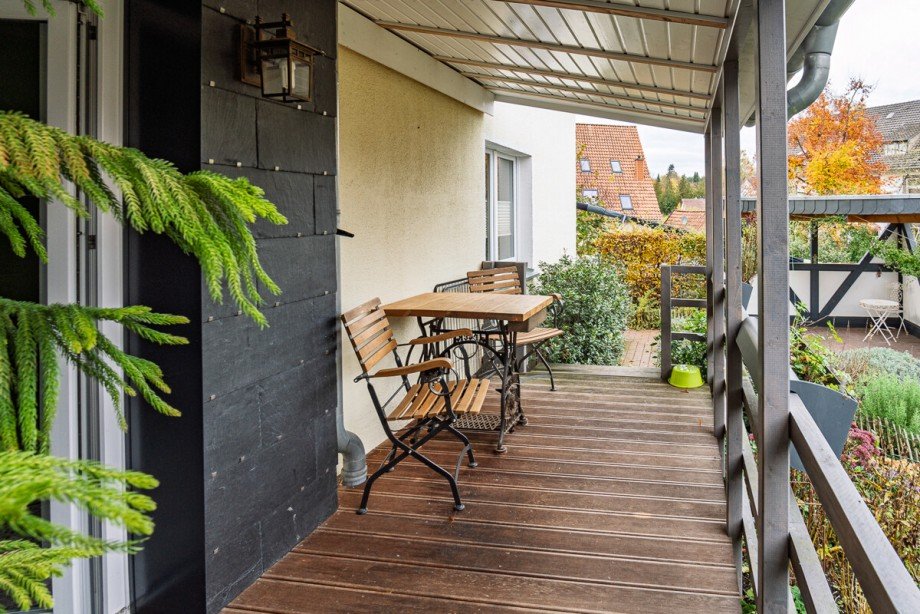 Veranda Doppelhaush�lfte Bielefeld