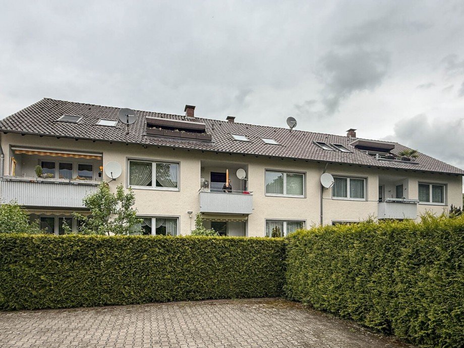 R�ckansicht Etagenwohnung Bielefeld