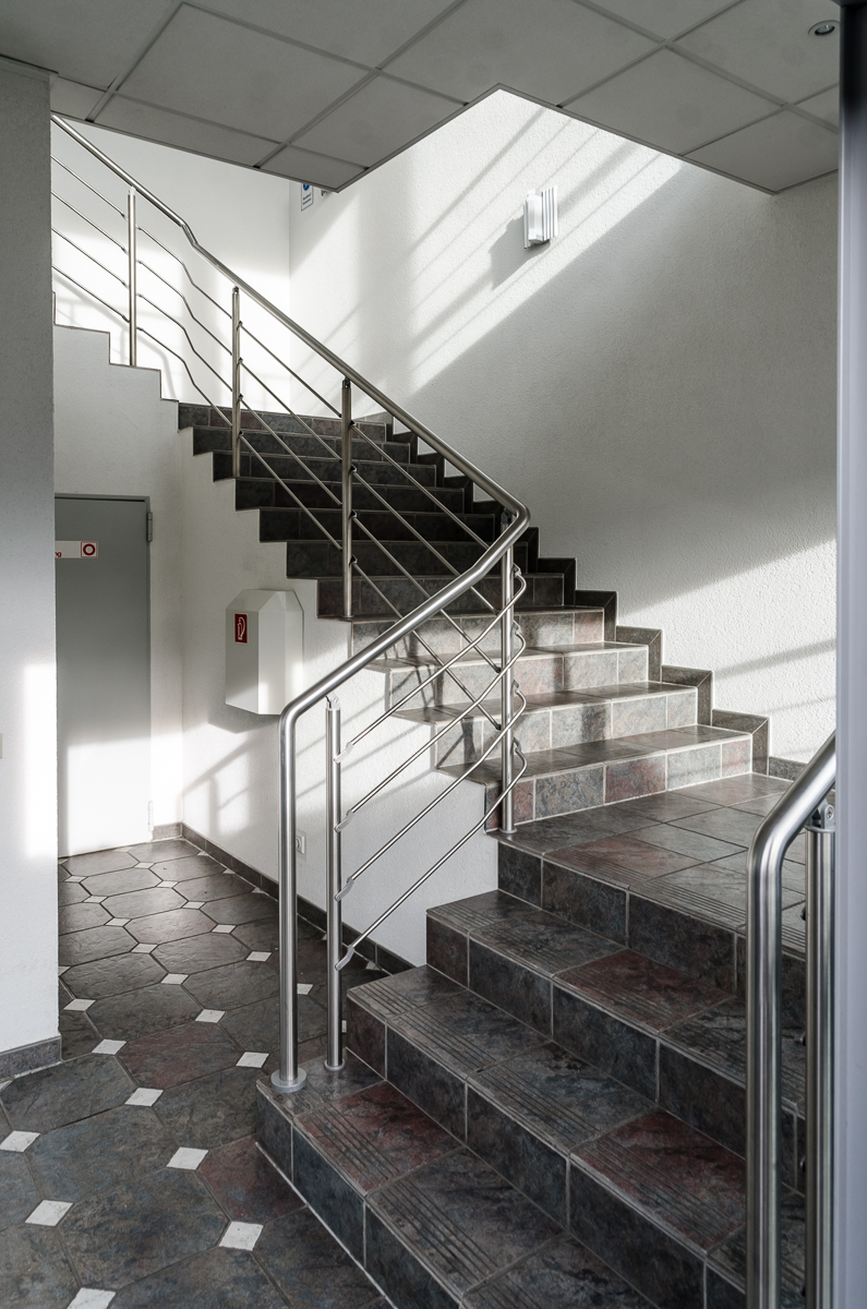 Treppenaufgang B�rohaus Bielefeld
