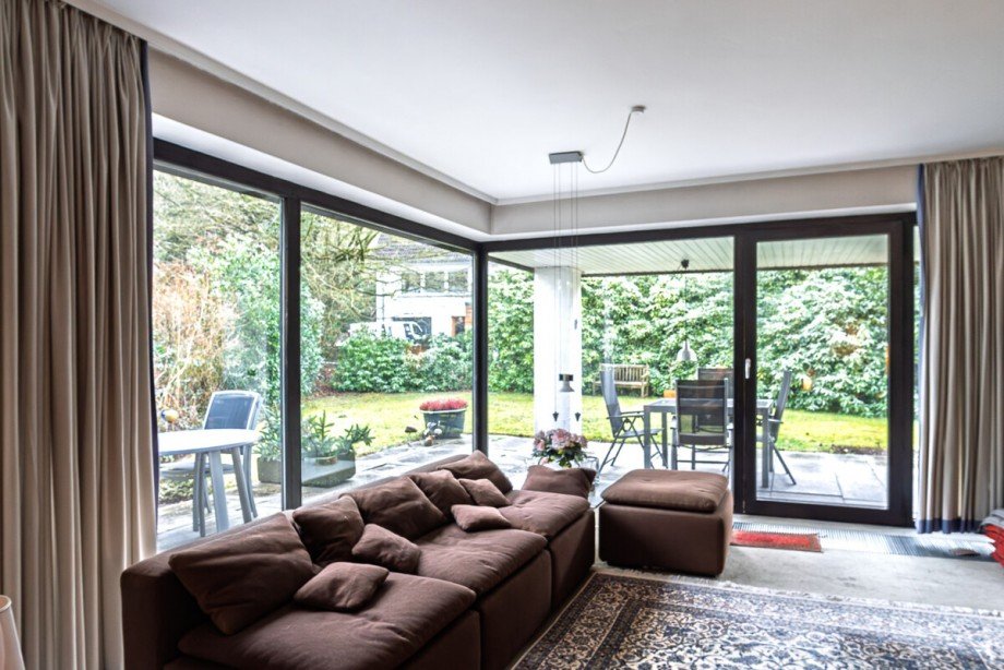 Wohnzimmer - Garten Zweifamilienhaus Bielefeld / Gadderbaum