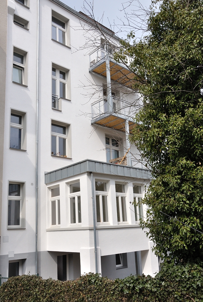 Au�enansicht hinten Etagenwohnung Bielefeld
